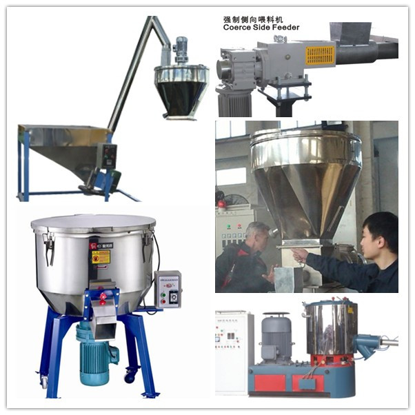 Doppia pallina di riciclaggio di plastica capacità a macchina ora/di 100-1000kg dell'estrusore a vite