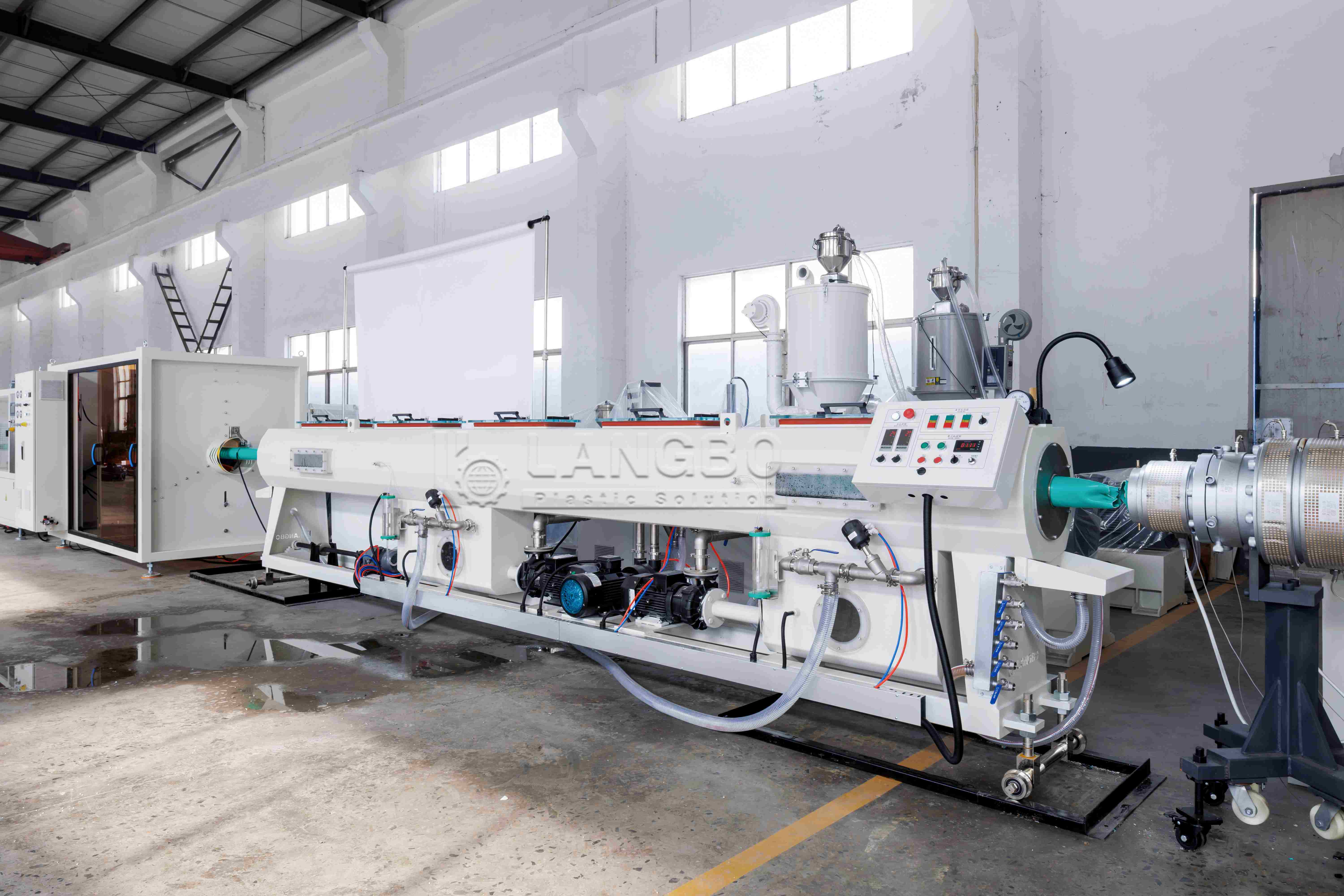 ultimo caso aziendale circa 68–160mm PVC ABA Pipe Extrusion Line for Infrastructure Pipe Manufacturing in the United Kingdom