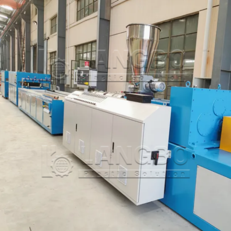 ultimo caso aziendale circa PVC Door Panel Extrusion Line Supports Continuous PVC Panel Production in Egypt