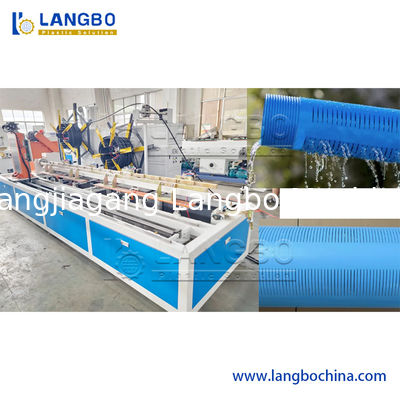 qualità  Automatic Pipe Slotting Machine for Plastic PVC PE PP Pipes Grooving Machine with PLC Control PVC Water Pipe Machine Perforator Machine Fabbrica
