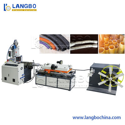qualità  Fully Automated Corrugated Pipe Line For Faster Electrical Conduit Production Fabbrica