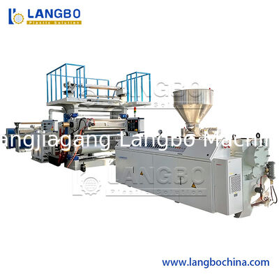 qualità  Waterproof PVC Marble Sheet Production Line , PVC Plastic Sheet Extrusion Line Fabbrica