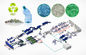 Film plastico residuo che ricicla la macchina a macchina ISO9001 di granulazione e di lavaggio
