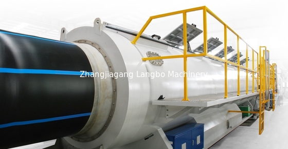 Linea di produzione di tubi di approvvigionamento idrico di grande diametro in plastica PE HDPE