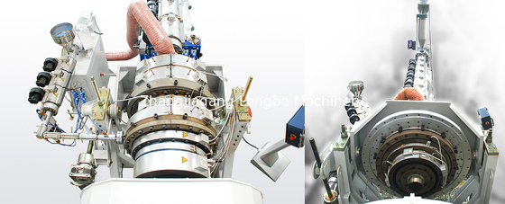 80 kg-800 kg Single Screw Extrusion 16mm-630mm PE Plastic Tube Pipe Making Machine con design personalizzato