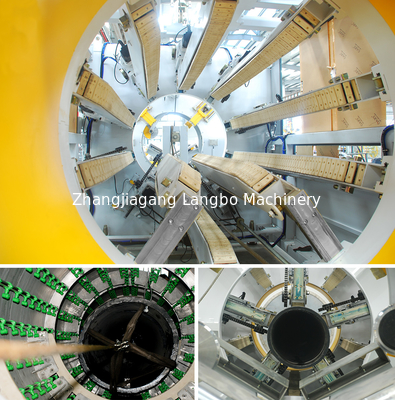 Plastico PE tubo HDPE tubo di estrusione Extrusion Machine PE grande tubo di fabbricazione di macchine linea di produzione