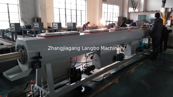 CE ISO Pvc Pipe Extrusion Machine 80/156 Conical Twin Screw Extruder