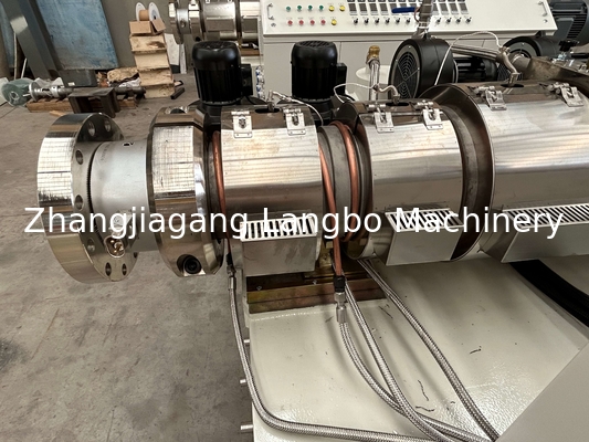 80 / Linea gemellata conica dell'estrusione del tubo del PVC della vite 173 con uscita 600kg/H