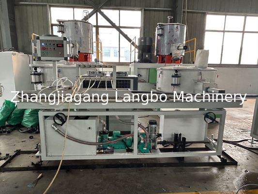 22kw Pvc Baseboard Profile Extrusion Line Twin Screw 8 metri di lunghezza