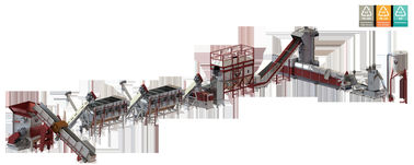 Il rendimento elevato ricicla la macchina della plastica, macchina di plastica di disposizione 200-1000kg/H