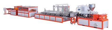linea di produzione del bordo della schiuma del PVC di 1220mm, attrezzatura di plastica dell'estrusione della doppia vite
