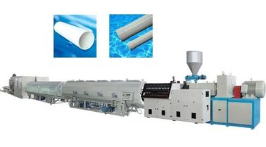 Singolo tubo ondulato del PVC che fa macchina, linea di produzione ad alto rendimento del tubo dell'HDPE