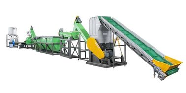 Linea di riciclaggio di plastica dell'HDPE meno alta efficienza finale del tenore d'acqua di 2%