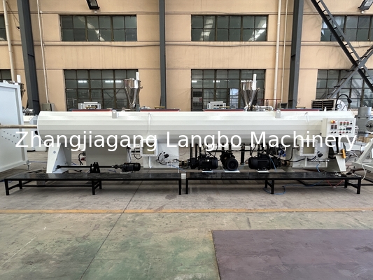 UPVC 75- 250 mm Pvc Pipe Extrusion Line Machine con estrusore 80/156