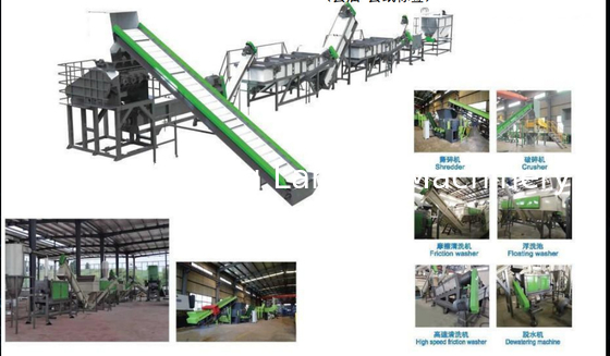 500 kg/h Linea di lavaggio e riciclaggio PP/PE