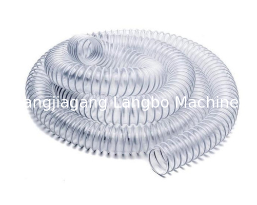 Macchina per la produzione di gomma di estrusore di tubi in PVC completamente automatica con polvere in PVC