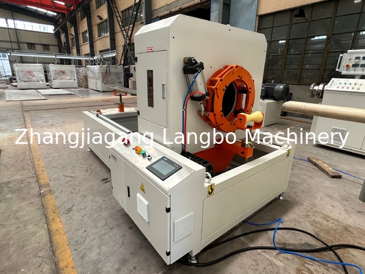80/173 Linea di produzione di tubi in PVC ad alta velocità con estrusore a doppia vite conico a rotazione contraria