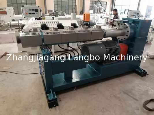 Macchina di estrusione ad alta efficienza a vite singole per la fabbricazione di tubi di idraulica e fognature in PE da 110 mm