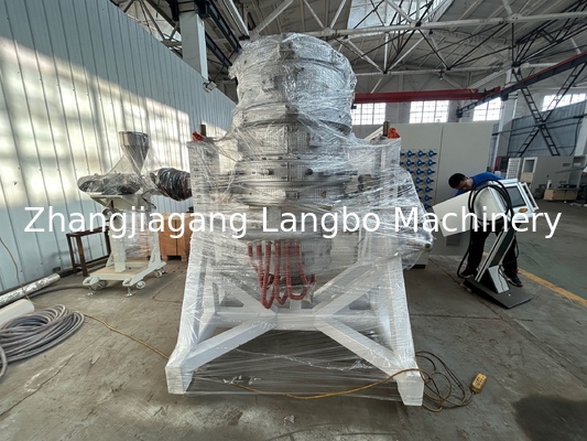 Linea di estrussione di tubi in HDPE da 355-800 mm con estrusore a vite singola