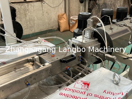 Linea di estrussione di PVC trasparente con estrusore a doppia vite conica