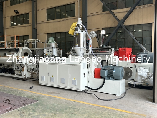 Linea di produzione di estrussione per tubi in PE HDPE personalizzata con cambio integrato