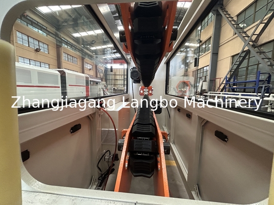 Linea di produzione di estrussione per tubi in PE HDPE personalizzata con cambio integrato