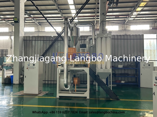 Prodotto di scarto di profilati di tubi di plastica Pulverizer Miller Machine