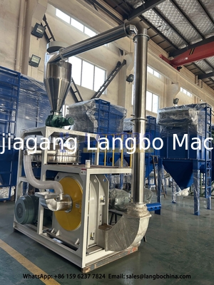 Prodotto di scarto di profilati di tubi di plastica Pulverizer Miller Machine