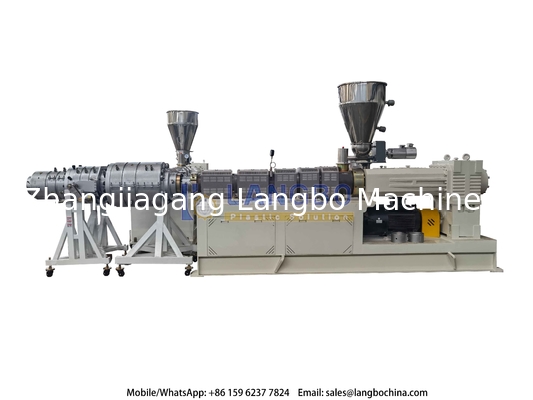 800-1200mm Tre strati di grande diametro PVC tubo di fabbricazione della macchina di plastica tubo di scarico linea di produzione di estrusione