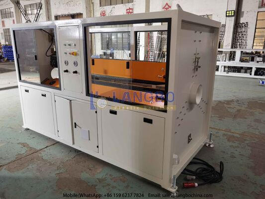 50-200mm PVC-U Pipe Extrusion Line Con 80/156 55kw Gearbox Integrato E Motore
