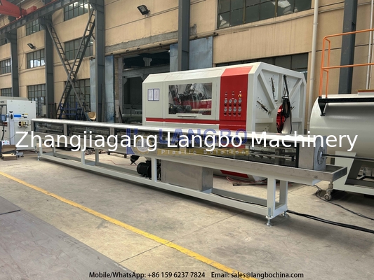 Invertitore ABB utilizzato nella linea di estrusione di tubi in HDPE da 16 a 110 mm con estrusore 65/33