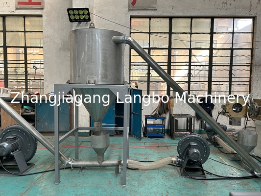 PVC PP PE Polvere di plastica a taglio caldo Pelleziting Granulating Granulator Machine / Pelletizer Line