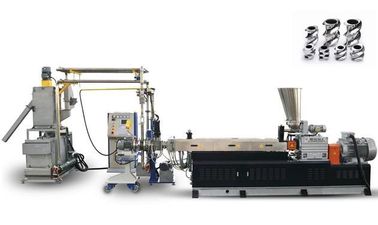 Macchina tagliente calda di pelletizzazione del PVC della doppia vite, attrezzatura 60KW di pelletizzazione della plastica