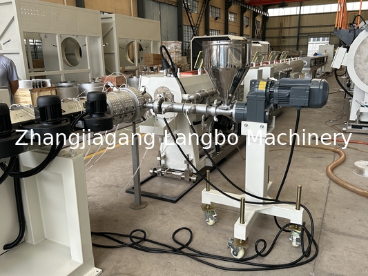 Linea di estrusione di tubi a bassa capacità di produzione di tubi HDPE a basso rumore