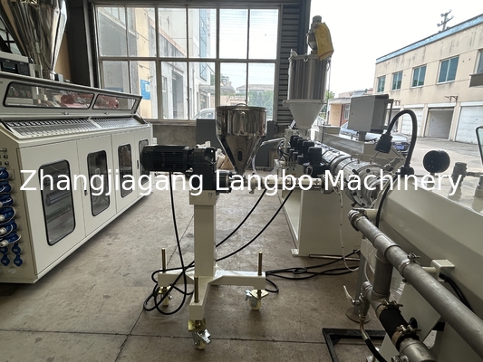 Plastico HDPE Pipe Extruder Machine Alta produzione di tubi di approvvigionamento idrico 90mm
