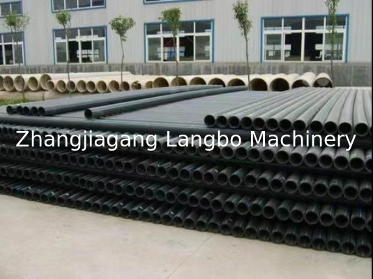 Plastico doppio / singolo estrusore estrusione PVC PE PPR PP HDPE tubi Agricoltura Acqua/gas /sfoggio/ linea di condotte idriche/linea di estrusione