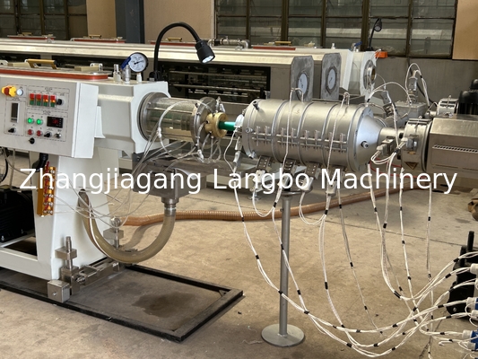20-50mm veloce alta velocità PE PP HDPE PVC PPR Mpp Plastico Drenaggio di approvvigionamento di gas per l'acqua Pipa a parete solida Tubo di tubo di tubo di produzione di macchine linea di estrusione