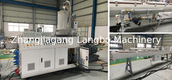 Linea di produzione di estrussione di tubi PPR a vite singola Macchina di produzione di estrusori di plastica Macchina di produzione di estrusori di tubi in fibra di vetro PPR