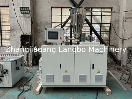 Sjsz65/132 Twin Screw Extruding 200-300mm Larghezza Stampo Personalizzato PVC Plastic Profile Production Line