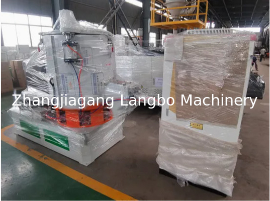 Macchina di miscelazione di polvere di plastica durevole con ABB Inverter Miscelatore caldo Miscelatore freddo