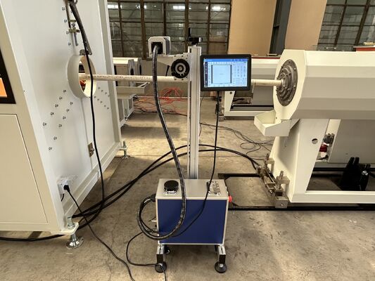 Macchina di estrussione di tubi in PVC di plastica dotata di motore  e inverter ABB