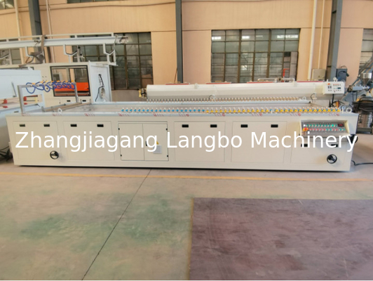 Spinta personalizzata PVC WPC Corner Edge Band Strip Guards L Shape Angle Extruder/ Making Machine/ Extrusion Production Line