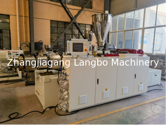 Spinta personalizzata PVC WPC Corner Edge Band Strip Guards L Shape Angle Extruder/ Making Machine/ Extrusion Production Line