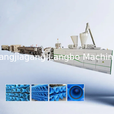 Good Output PVC Plastic Single Wall Protector elettrico tubo corrugato tubo di tubo di produzione di estrussione macchina