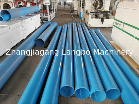 Linea di produzione di estrussione di tubi in PVC-O da 90-630 mm opvc