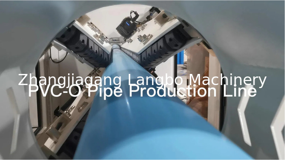 75mm~630mm Plastico PVC-O tubi Extruder Machine Grande diametro Pvco O-PVC tubo linea di produzione