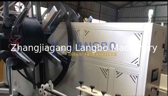 Avvolgitore per linea di estrusione tubi in PE da 16 mm
