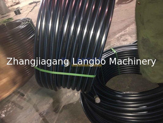 Avvolgitore per tubi in plastica Macchina avvolgitrice PE HDPE Tubo corrugato 2 stazioni bobine