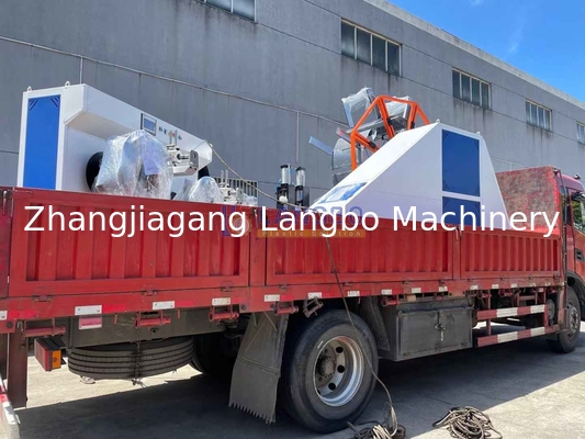 Avvolgitore per tubi in plastica Macchina avvolgitrice PE HDPE Tubo corrugato 2 stazioni bobine