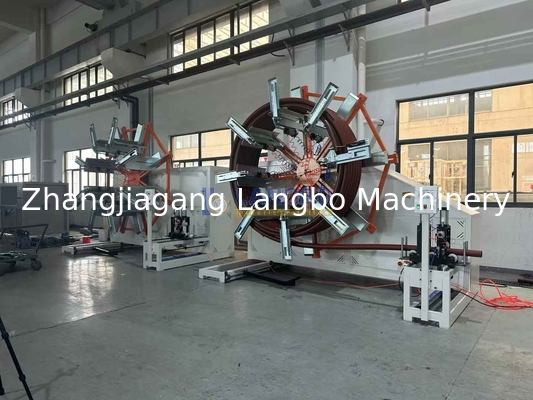 Macchina per avvolgimento di tubi di irrigazione in PE